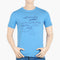 Eminent Men's Round Neck Half Sleeves Printed T-Shirt - Blue, Men's T-Shirts & Polos, Eminent, Chase Value