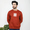 Eminent Men's Full Sleeves Sweat Shirt - Rust