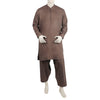 Eminent Men's Stitched Shalwar Suit - Brown