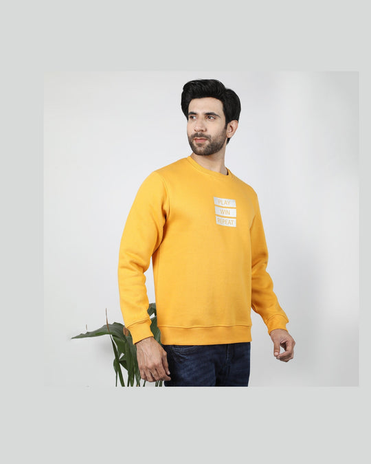 Eminent Men's Full Sleeves Sweat Shirt - Mustard, Men's Sweater & Sweat Shirts, Eminent, Chase Value
