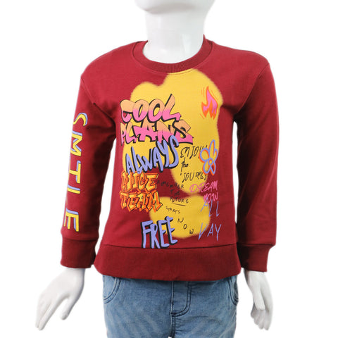 Eminent Girls Sweatshirt - Maroon, Girls Sweaters, Eminent, Chase Value