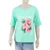 Eminent Women's Printed Half Sleeves T-Shirt - Spring Bud