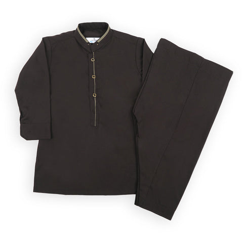 Eminent Boys Shalwar Suit - Dark Brown, Boys Shalwar Kameez, Eminent, Chase Value