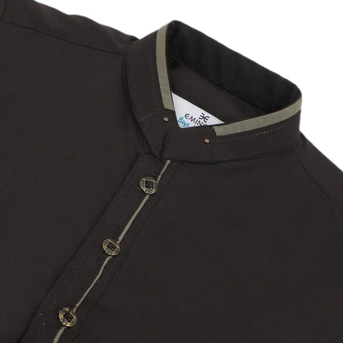 Eminent Boys Shalwar Suit - Dark Brown, Boys Shalwar Kameez, Eminent, Chase Value