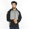 Eminent Men's Full Sleeves Jacket - Black & Grey