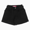 Eminent Girls Denim Short  - Black