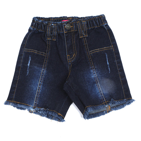 Eminent Girls Denim Short - Navy Blue, Girls Shorts Skirts, Eminent, Chase Value