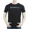 Eminent Men's Round Neck Half Sleeves Printed T-Shirt - Black