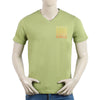 Eminent Men's Round Neck Half Sleeves Printed T-Shirt - Spinach Green