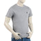 Eminent Men's Round Neck Half Sleeves Printed T-Shirt - Frost Grey