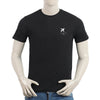 Eminent Men's Round Neck Half Sleeves Printed T-Shirt - Black