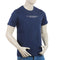 Eminent Men's Round Neck Half Sleeves Printed T-Shirt - Mid Blue