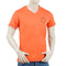 Eminent Men's Round Neck Half Sleeves Printed T-Shirt - Dark Orange