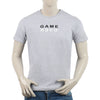 Eminent Men's Round Neck Half Sleeves Printed T-Shirt - Ash Grey