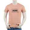 Eminent Men's Round Neck Half Sleeves Printed T-Shirt - Cork