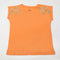 Eminent Girl's Half Sleeves T-Shirt - Light Orange