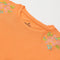 Eminent Girl's Half Sleeves T-Shirt - Light Orange