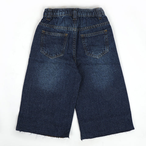 Eminent Girls Denim Capri - Fadded Blue, Girls Pants & Capri, Eminent, Chase Value