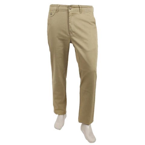 Eminent Men Cotton Casual Pant - Light Khaki, Men's Casual Pants & Jeans, Eminent, Chase Value
