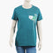 Eminent Women's Printed Half Sleeves T-Shirt - Green