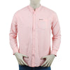 Eminent Men's Casual Chambray Shirt - Peach