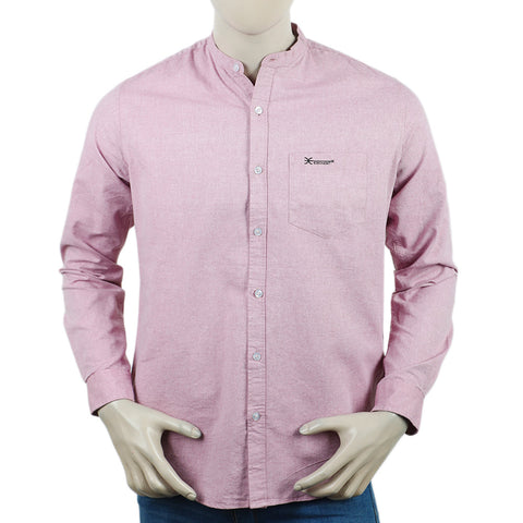 Eminent Men's Casual Chambray Shirt - Maroon, Men's Shirts, Eminent, Chase Value