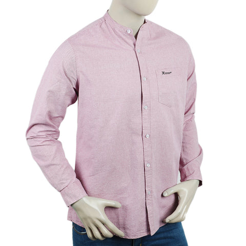 Eminent Men's Casual Chambray Shirt - Maroon, Men's Shirts, Eminent, Chase Value