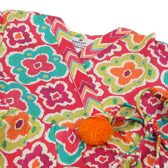 Eminent Girls Printed 02 Pcs Suit - Multi Color, Girls Shalwar Kameez, Eminent, Chase Value