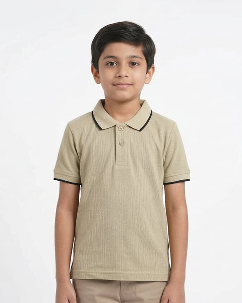 Boys' Half Sleeves Polo T-Shirt