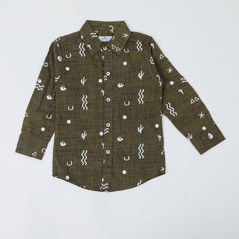 Eminent Boys Casual Shirt - Olive Green, Boys Shirts, Eminent, Chase Value