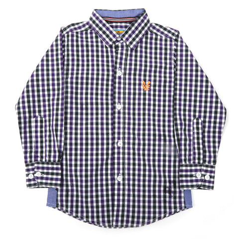 Eminent Boys Full Sleeves Casual Shirt - Purple, Boys Shirts, Eminent, Chase Value