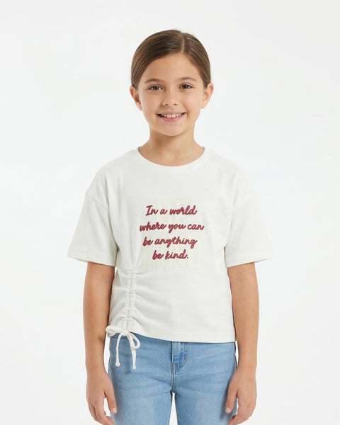 Girls' Half Sleeves Top