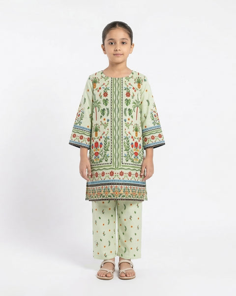 Girls 2Pcs Shalwar kameez Suit
