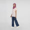 Eminent Women's Half Sleeves Printed T-Shirt - Light Pink, Women T-Shirts & Tops, Eminent, Chase Value