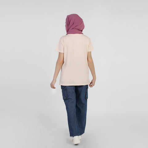 Eminent Women's Half Sleeves Printed T-Shirt - Light Pink, Women T-Shirts & Tops, Eminent, Chase Value