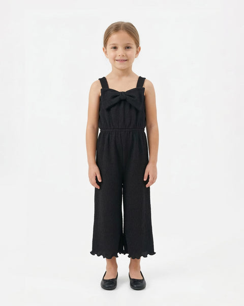 Solid Textured Jumpsuit
