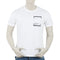 Eminent Men's Round Neck Half Sleeves T-Shirt - White