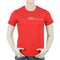 Eminent Men's Round Neck Half Sleeves Printed T-Shirt - Samba Red