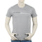 Eminent Men's Round Neck Half Sleeves Printed T-Shirt - Frost Grey