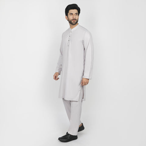 Eminent Men's Kurta Pajama Suit - Light Grey