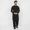 Eminent Men's Trim Fit Shalwar Suit - Black