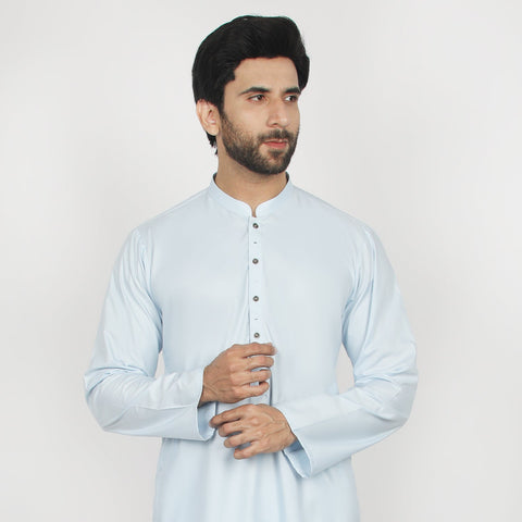 Eminent Men's Kurta Pajama Suit - Sky Blue