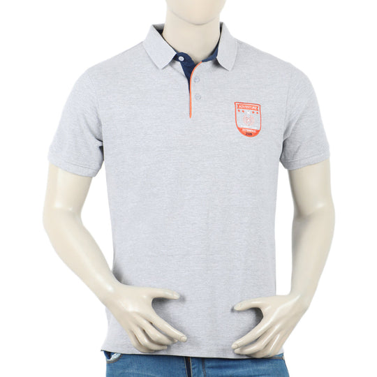 Eminent Men's Fashion Polo Half Sleeves T-Shirt - Ash Grey, Men's T-Shirts & Polos, Eminent, Chase Value