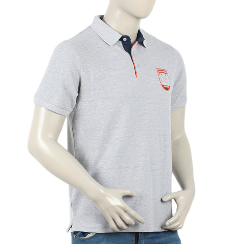 Eminent Men's Fashion Polo Half Sleeves T-Shirt - Ash Grey, Men's T-Shirts & Polos, Eminent, Chase Value
