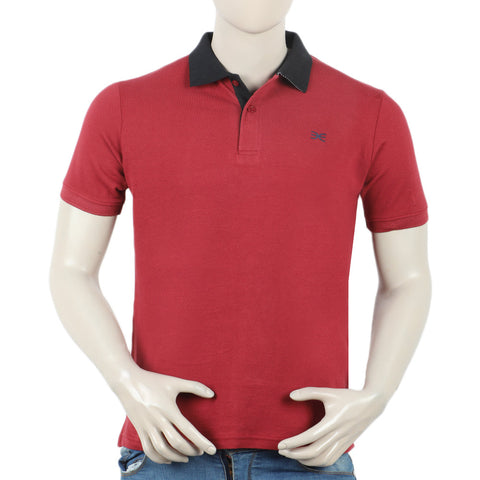 Eminent Men's Fashion Polo Half Sleeves T-Shirt - Rio Red, Men's T-Shirts & Polos, Eminent, Chase Value