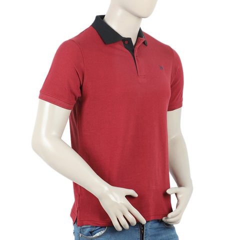Eminent Men's Fashion Polo Half Sleeves T-Shirt - Rio Red, Men's T-Shirts & Polos, Eminent, Chase Value