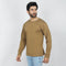 Eminent Men's Full Sleeves Round Neck T-Shirt - Dark Sandy