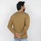 Eminent Men's Full Sleeves Round Neck T-Shirt - Dark Sandy