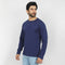 Eminent Men's Full Sleeves Round Neck T-Shirt - Navy Blue