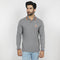 Eminent Men's Full Sleeves Polo T-Shirt - Ash Grey